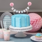 Preview: Cake Bunting - Chevron with Pom Pom